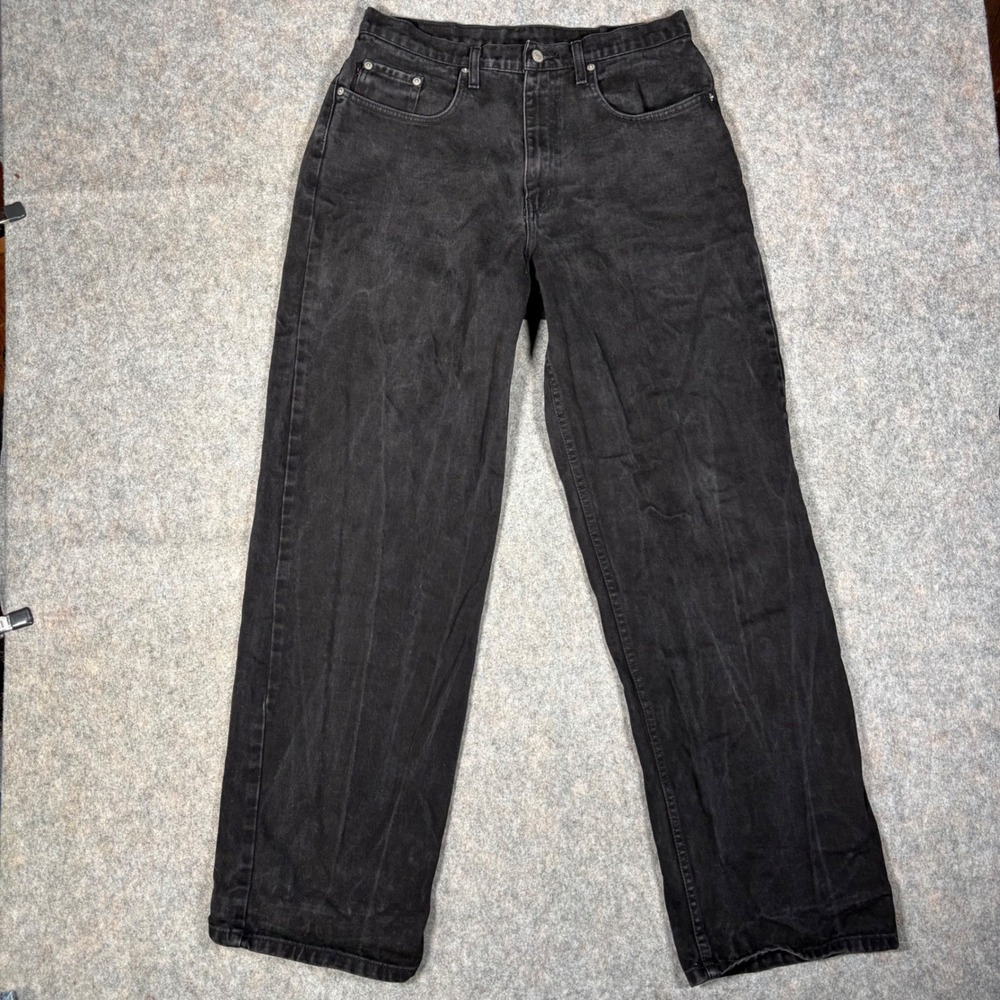 Polo Ralph Lauren Banner Jeans Mens 32x34 Black Relaxed Straight Leg Vintage